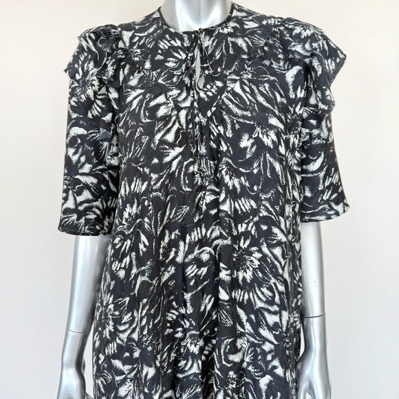 Balenciaga floral print oversized dress size 40IT or 8 US Authentic Retail 2600$ - Picture 2 of 11